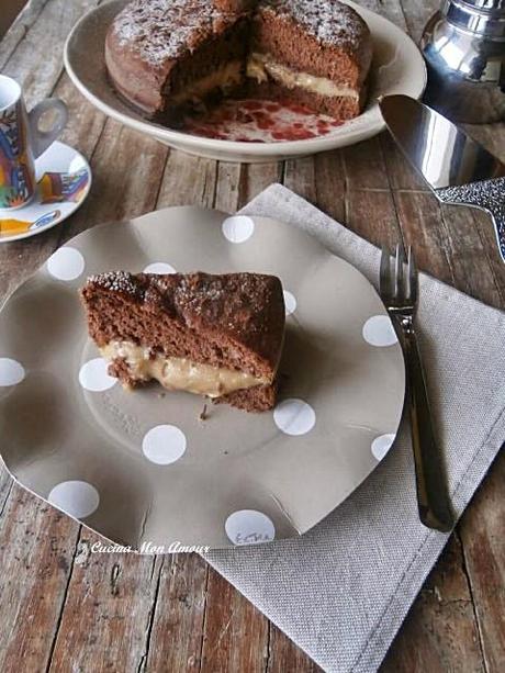 Torta al Cioccolato con Crema di Marroni