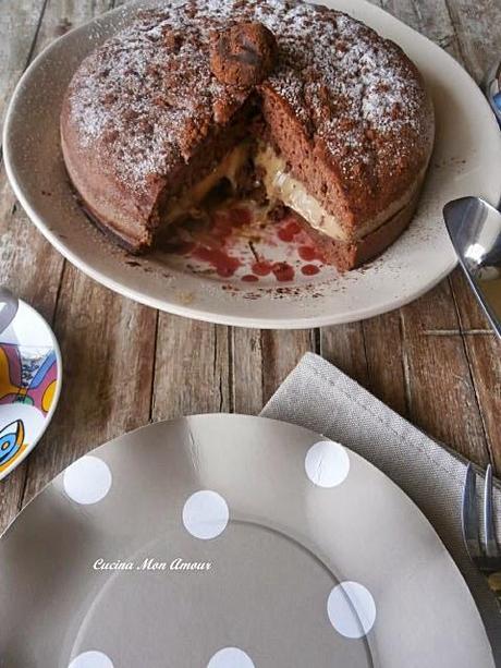 Torta al Cioccolato con Crema di Marroni