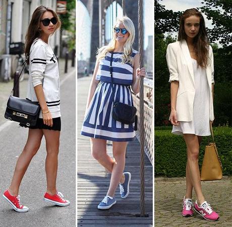 ways_of_wearing_sneakers_with_dresses_fashionisers