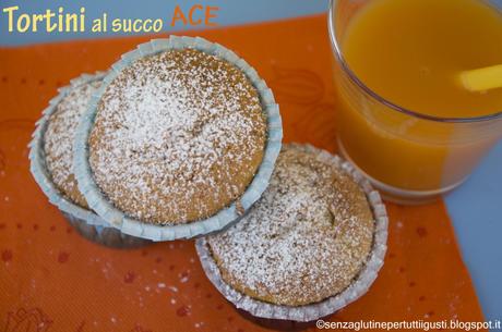 Tortini al succo ACE senza glutine e senza latte