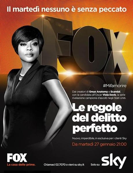 Le regole del delitto perfetto da stasera in 1a visione assoluta su Fox