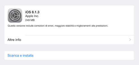 Apple rilascia iOS 8.1.3 per iPhone, iPad e iPod Touch, Link diretti al Download [Completato] + Link iOS 7.0.2 Apple TV 3
