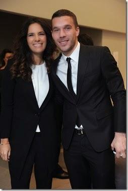 Roberta Armani e Lukas Podolski