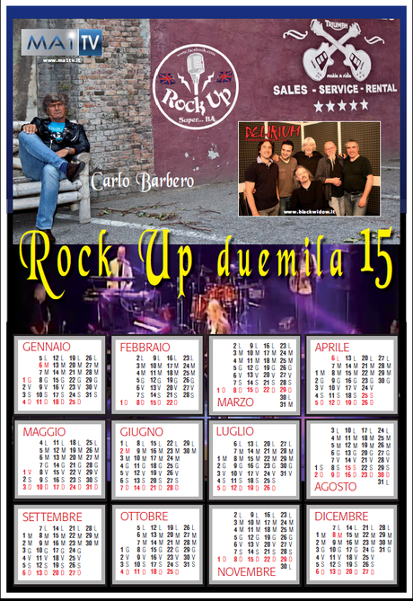 Carlo Barbero e il calendario di Rock Up