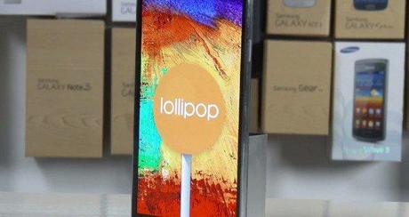 Samsung Galaxy Note 3 Android Lollipop
