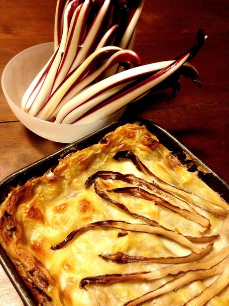 Lasagne al radicchio tardivo