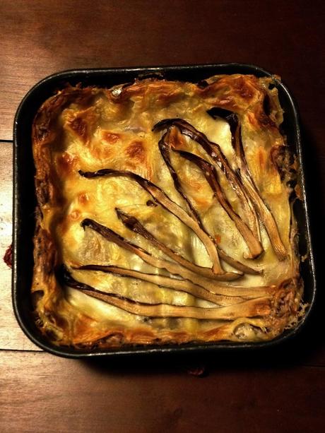 Lasagne al radicchio tardivo