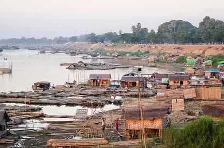 Tramonto sull'Irrawaddy