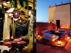 Idee d'arredo per terrazzo in stile marocchino. (Fonte: ellyhailsinteriors.files.wordpress.com)