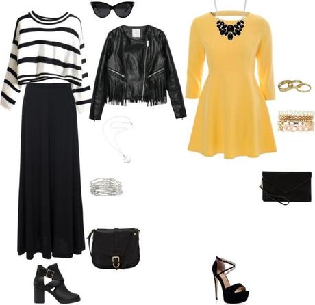 FASHION LOW COST: Yellow , Black and White!!