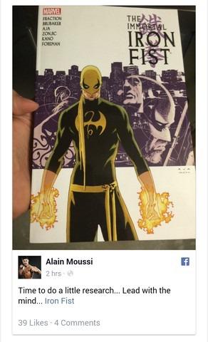 Marvel Studios: Alain Moussi vuole interpretare Iron Fist