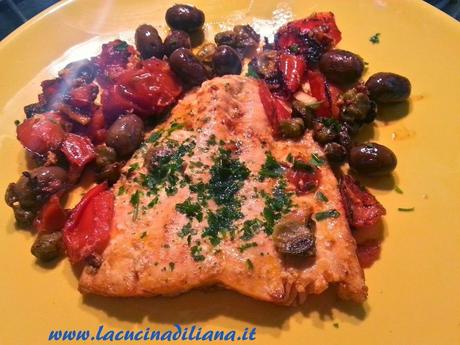 Filetto di Salmone alla Mediterranea