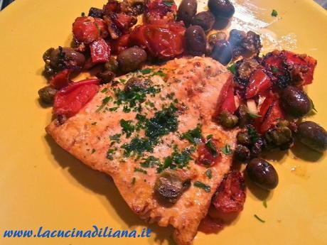 Filetto di Salmone alla Mediterranea