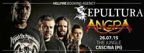 SEPULTURA - ANGRA insieme in Italia per il Metal Jungle Fest
