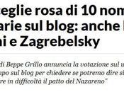 Quirinarie online M5S, nella lista anche Prodi, Bersani Zagrebelsky