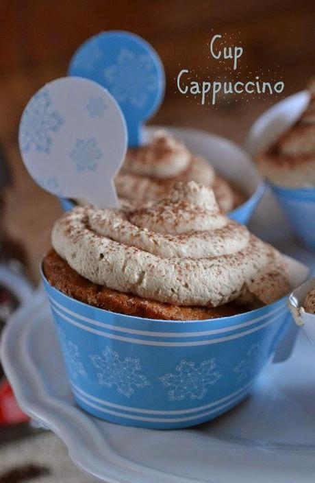 Cup cake cappuccino