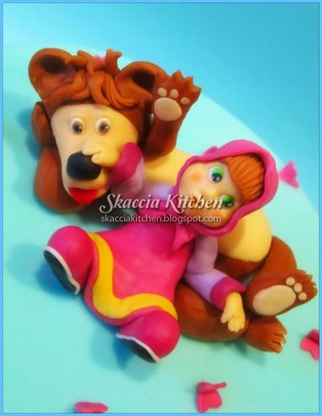 Masha and the Bear Cake