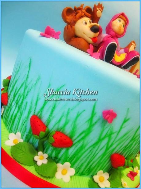 Masha and the Bear Cake