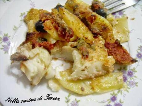 BACCALA' CON PATATE AL FORNO