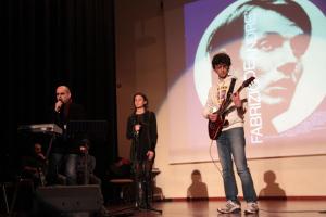 Claudio Sottocornola, live con gli studenti