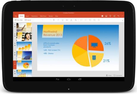 Microsoft Office in versione definitiva per Tablet Android