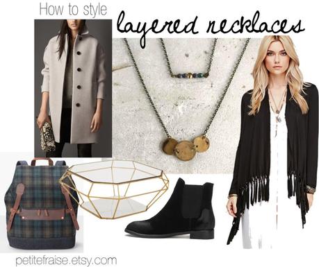 How to style layered necklaces