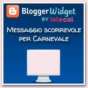 Widget per Carnevale