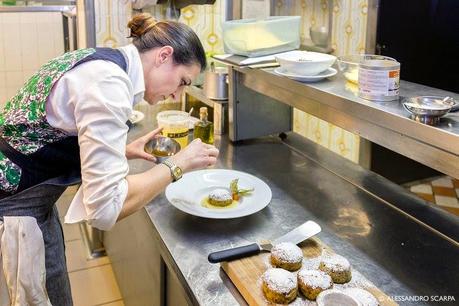 Uno sformatino riciclone di cappone e panettone con zabaione alla liquirizia per #storiedicucina