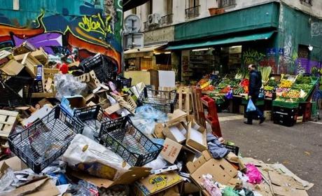 Foto spazzatura Francia