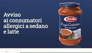 Barilla ritira dai supermercati Ragù Contadino per errore di etichettatura