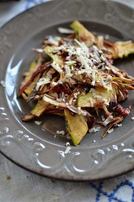 insalata di carciofi crudi