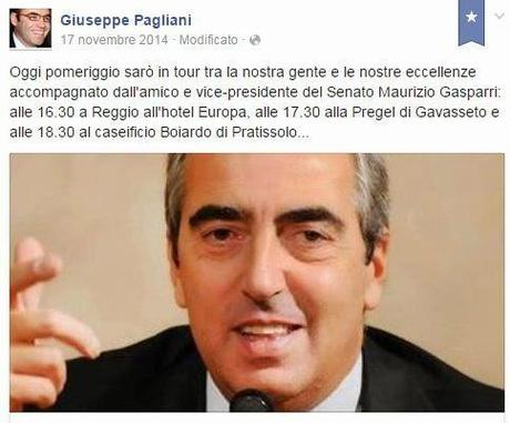 'Ndrangheta in Emilia: Gasparri faccia chiarezza sui suoi rapporti con il consigliere reggiano Giuseppe Pagliani