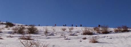 Sul Giarolo (AL) con la neve