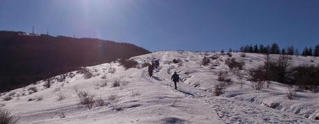 Sul Giarolo (AL) con la neve