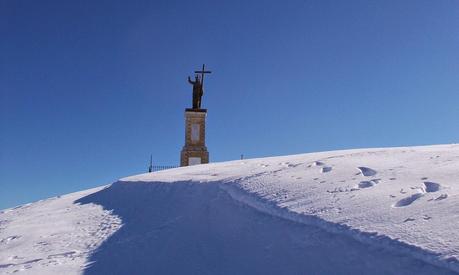 Sul Giarolo (AL) con la neve