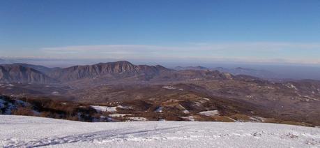 Sul Giarolo (AL) con la neve