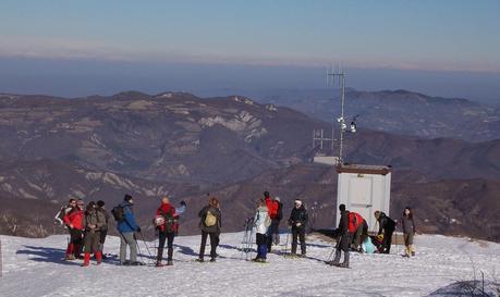 Sul Giarolo (AL) con la neve