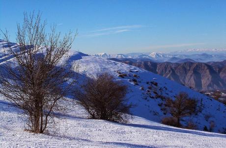 Sul Giarolo (AL) con la neve