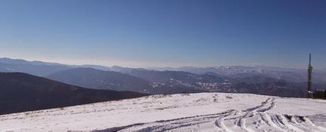 Sul Giarolo (AL) con la neve