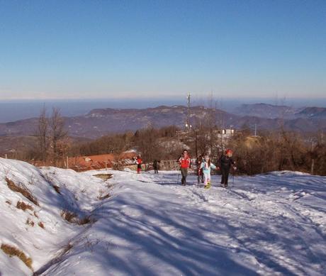 Sul Giarolo (AL) con la neve