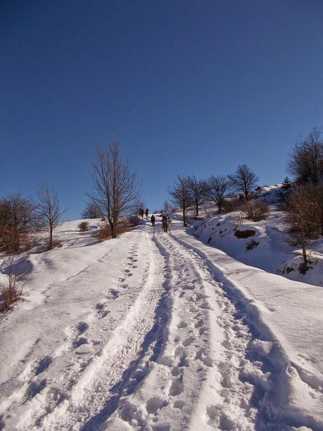 Sul Giarolo (AL) con la neve