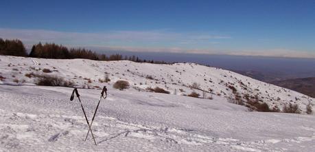 Sul Giarolo (AL) con la neve