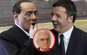 berlusconi mattarella renzi