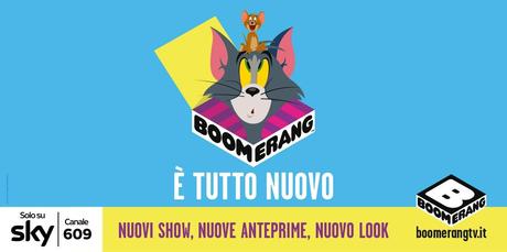 Boomerang (canale 609 di Sky), al via oggi il rebranding della rete