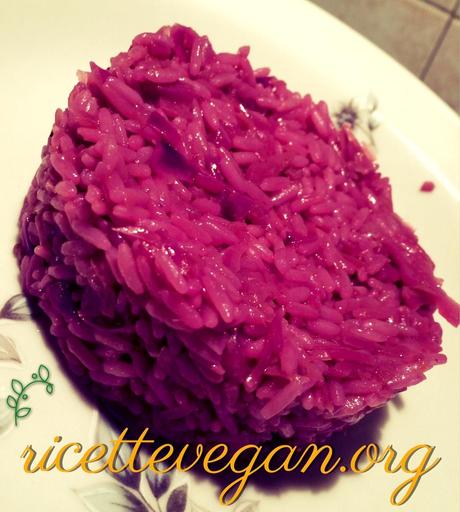 ricettevegan.org - risotto al cavolo rosso