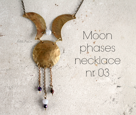 Moon phases necklace nr.03 {Moon paths series}