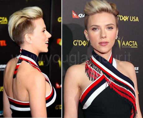 Nuovo look per Scarlett Johansson pixie hair