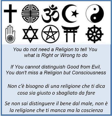 Non c’è bisogno di una religione