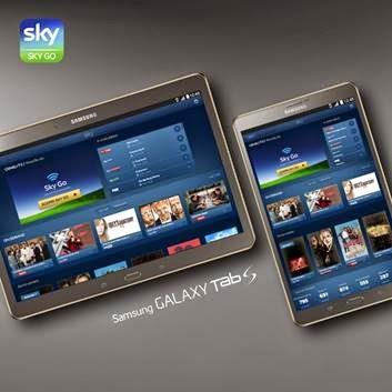 Skygo su Samsung Galaxy Tab S ora disponibile