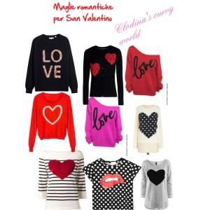 maglie romantiche per san valentino